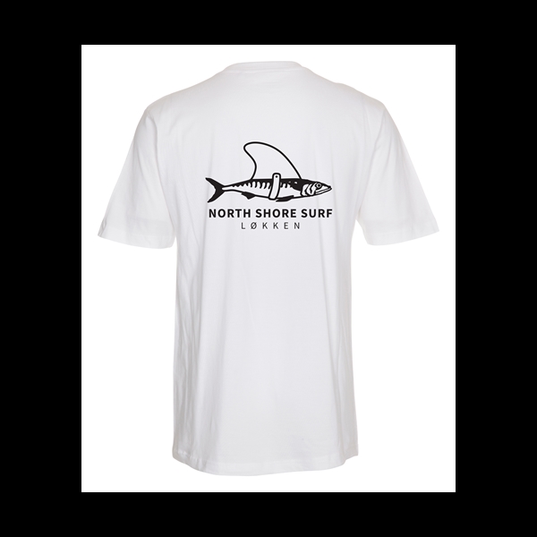 North Shore Surf - T-Shirt “Ny makrel” - White